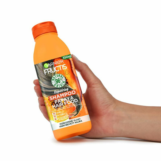 Garnier - Regeneroiva shampoo vaurioituneille hiuksille Fructis Hair Food (Repairing Papaya Shampoo) 350 ml