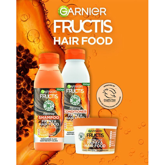 Garnier - Regeneroiva shampoo vaurioituneille hiuksille Fructis Hair Food (Repairing Papaya Shampoo) 350 ml