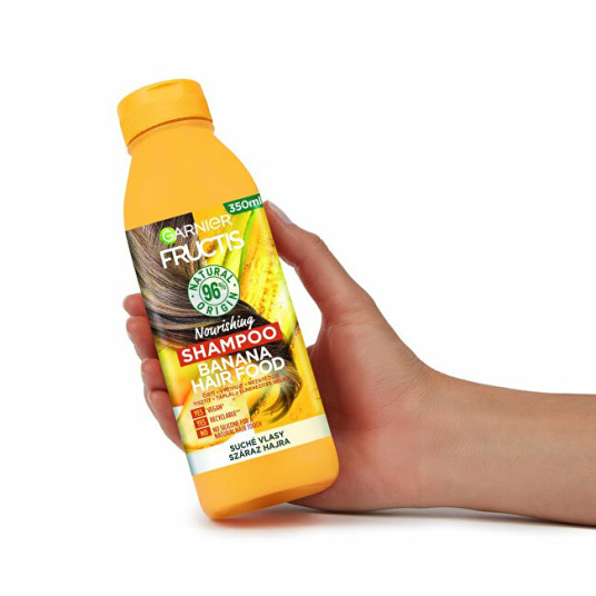 Garnier - Ravitseva shampoo kuiville hiuksille Fructis Hair Food (Banana Nourishing Shampoo) 350 ml