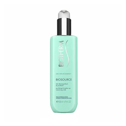 Biotherm - Cleansing Milk normaalille ja sekaiholle Biosource (Purifying & Make-Up Removing Milk) - 400 ml
