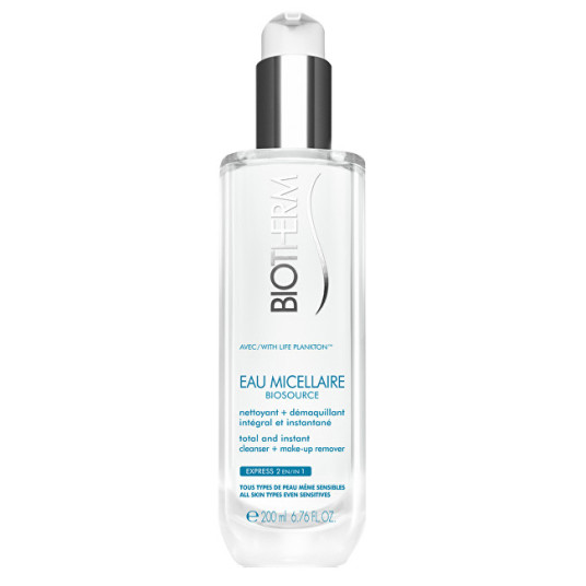 Biotherm - Puhdistava misellivesi Biosource Eau Micellaire (Total & Instant Cleaner Make-Up Remover) - 200 ml