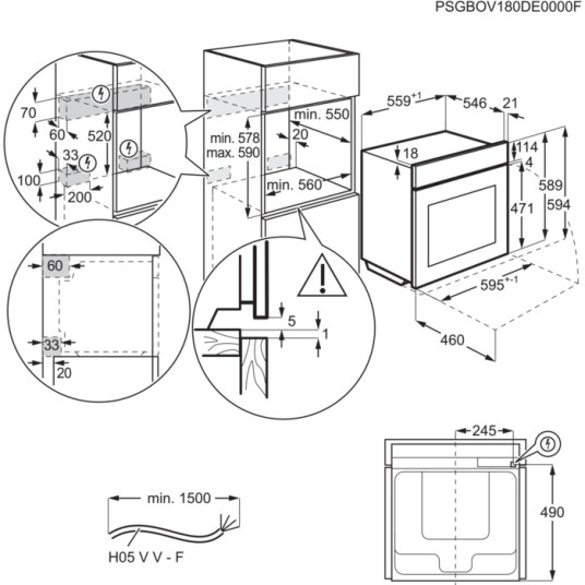 Uuni Electrolux EOB8S39H