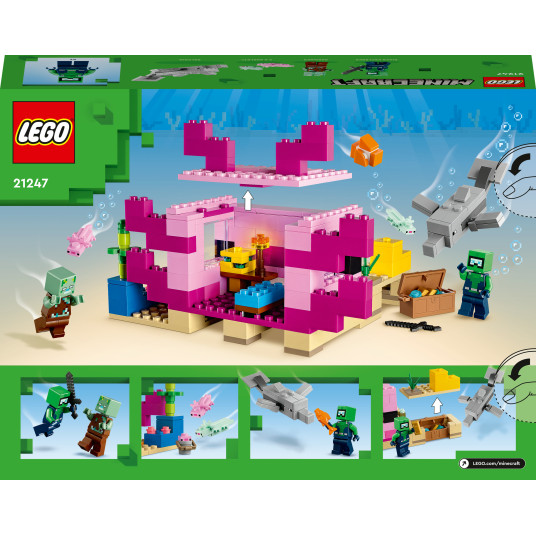 LEGO® 21247 Minecraft Axolotl House