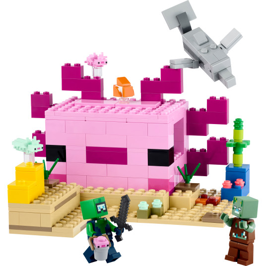 LEGO® 21247 Minecraft Axolotl House