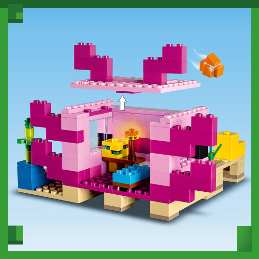 LEGO® 21247 Minecraft Axolotl House