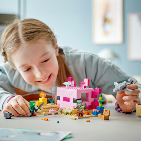 LEGO® 21247 Minecraft Axolotl House