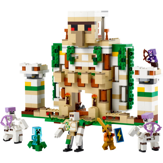 LEGO® 21250 Minecraft Iron Golem -linnoitus