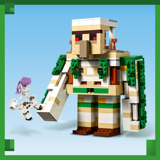 LEGO® 21250 Minecraft Iron Golem -linnoitus