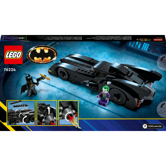 LEGO® 76224 DC Batman-auto: Batman ja Joker Chase