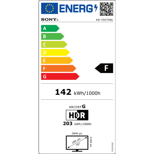 TV Sony KD-75X75WL LED 75" Smart