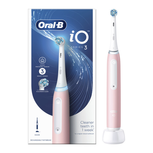 Sähköhammasharja Braun iOG3.1A6.0 Oral-B iO3, vaaleanpunainen