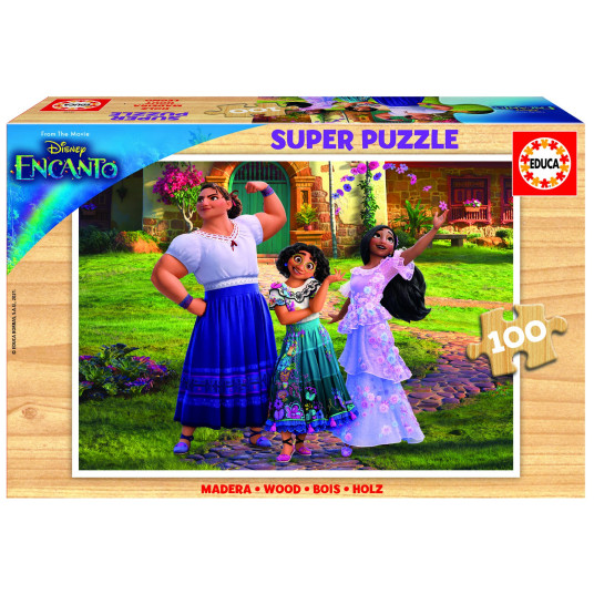 Puinen palapeli 100 DISNEY ENCANTO 6-8 vuotta vanha