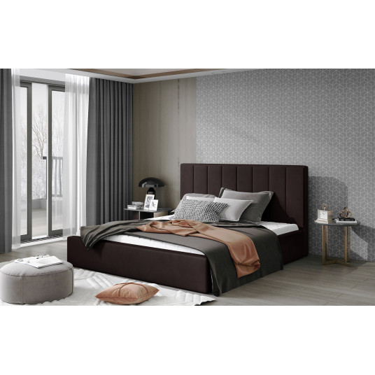 Sänky sänkylaatikolla Audrey Monolith 29, 140x200, ruskea väri