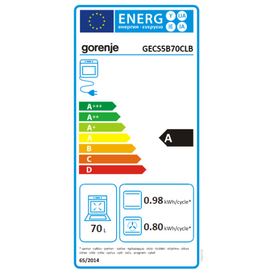 Liesi GORENJE GECS5B70CLB