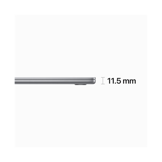 Kannettava tietokone MacBook Air 15.3" Apple M2 8C, RAM 8GB, SSD 256GB, Mac OS, INT, Space Grey MQKP3ZE/A