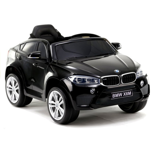 Lasten yksipaikkainen sähköauto BMW X6, musta