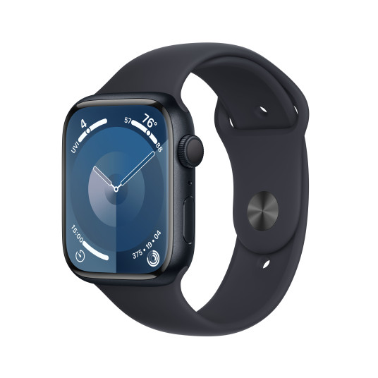 Älykello Apple Watch Series 9 GPS 45mm Midnight Aluminium Case with Midnight Sport Band - S/M MR993ET/A