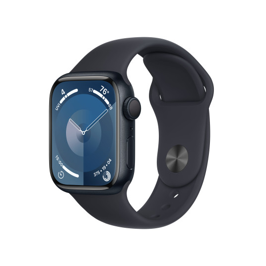 Älykello Apple Watch Series 9 GPS 41mm Midnight Aluminium Case with Midnight Sport Band - M/L MR8X3ET/A