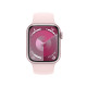 Älykello Apple Watch Series 9 GPS 41mm Pink Aluminium Case with Light Pink Sport Band - M/L MR943ET/A