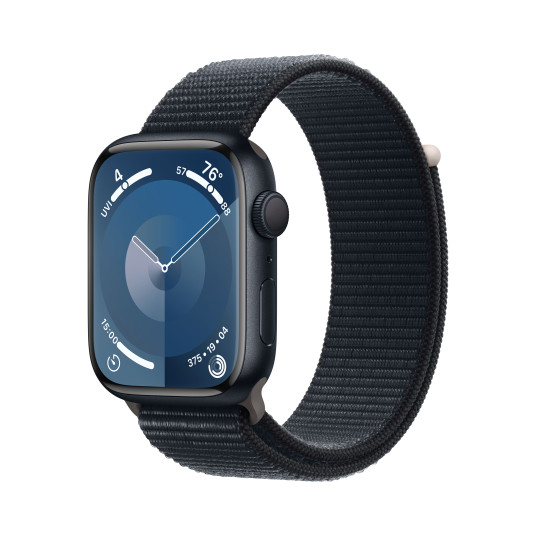 Älykello Apple Watch Series 9 GPS 45mm Midnight Aluminium Case with Midnight Sport Loop MR9C3ET/A