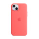 Puhelin kotelo Apple iPhone 15 Plus Silicone Case with MagSafe Guava