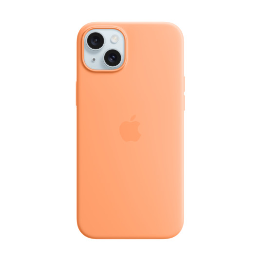 Puhelin kotelo Apple iPhone 15 Plus Silicone Case with MagSafe Orange Sorbet