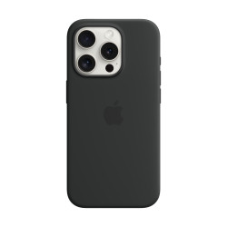 Puhelin kotelo Apple iPhone 15 Pro Silicone Case with MagSafe Black