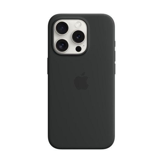 Puhelin kotelo Apple iPhone 15 Pro Silicone Case with MagSafe Black