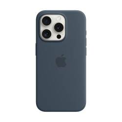 Puhelin kotelo Apple iPhone 15 Pro Silicone Case with MagSafe Storm Blue