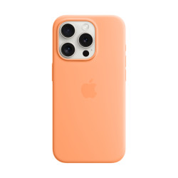 Puhelin kotelo Apple iPhone 15 Pro Silicone Case with MagSafe Orange Sorbet