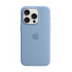 Puhelin kotelo Apple iPhone 15 Pro Silicone Case with MagSafe Winter Blue