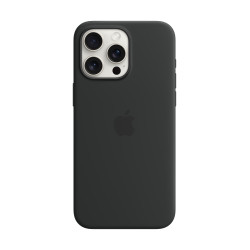 Puhelin kotelo Apple iPhone 15 Pro Max Silicone Case with MagSafe Black