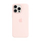 Puhelin kotelo Apple iPhone 15 Pro Max Silicone Case with MagSafe Light Pink