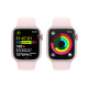 Älykello Apple Watch Series 9 GPS + Cellular 41mm Pink Aluminium Case with Light Pink Sport Band - S/M MRHY3ET/A