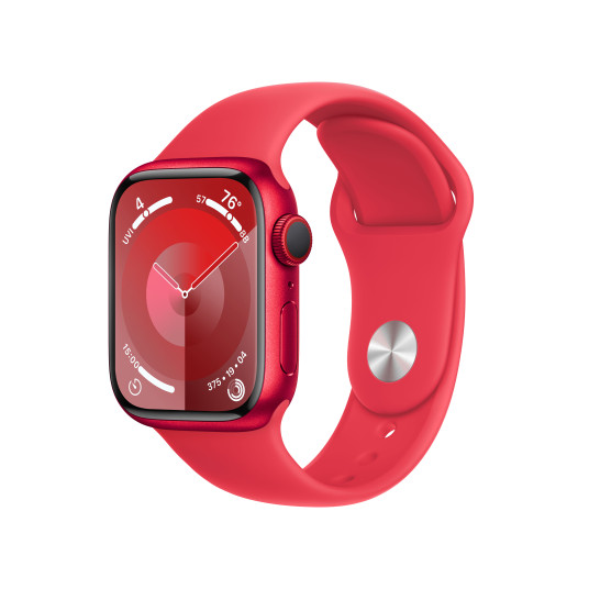 Älykello Apple Watch Series 9 GPS + Cellular 41mm (PRODUCT)RED Aluminium Case with (PRODUCT)RED Sport Band - S/M MRY63ET/A