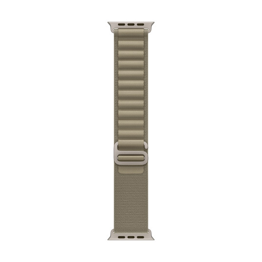 Rannekoru Apple Watch 49mm Olive Alpine Loop - Large