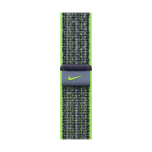 Rannekoru Apple Watch 45mm Bright Green/Blue Nike Sport Loop