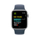 Älykello Apple Watch SE GPS 44mm Silver Aluminium Case with Storm Blue Sport Band - S/M MREC3ET/A