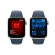 Älykello Apple Watch SE GPS + Cellular 44mm Silver Aluminium Case with Storm Blue Sport Band - M/L MRHJ3ET/A