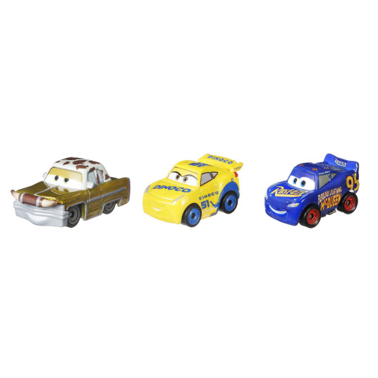 Kolmen CARS 3 -automallin sarja "Mini Racer".