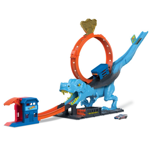 Hot Wheels Dinosaur with Loop Set
