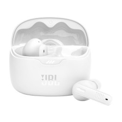 True Wireless Headphones JBL Tune Beam, valkoinen