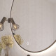 Peili LED-valolla Divissi A, 60x60x3cm, musta
