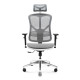 Ergonominen tuoli DIABLO V-BASIC: valkoinen-harmaa