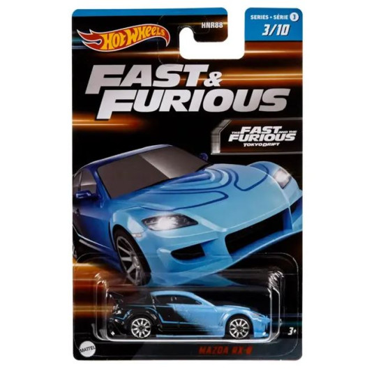 Hot Wheels -malliauto elokuvasta "The Fast and the Furious"