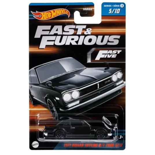 Hot Wheels -malliauto elokuvasta "The Fast and the Furious"