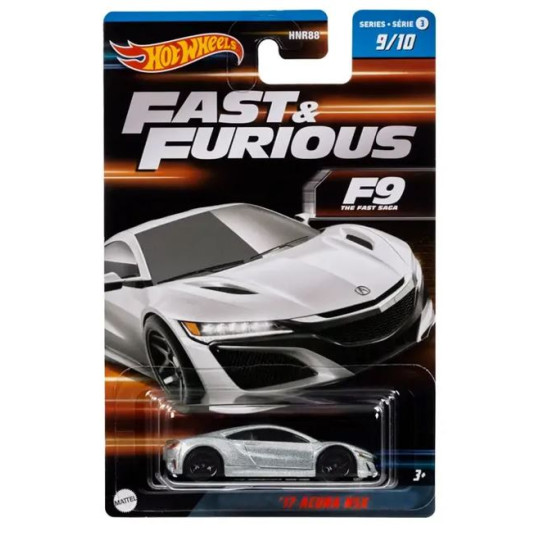 Hot Wheels -malliauto elokuvasta "The Fast and the Furious"