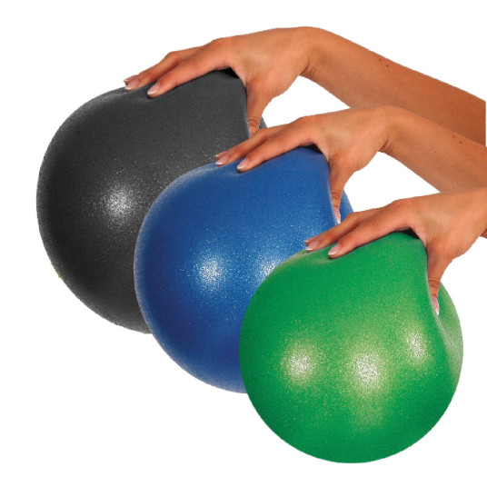 Pilatespallo Soft Over pallo 21-23cm musta