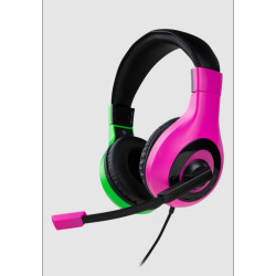 Kuulokkeet Bigben Stereo Headset Wired, Pink&Green