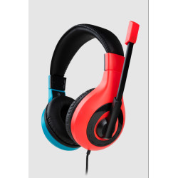 Kuulokkeet Bigben Stereo Headset Wired, Red&Blue